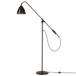 Gubi Bestlite Bl4 M Golvlampa Black Brass/black Brass - Golvlampor Svart