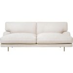 Gubi Flaneur Soffa Lc 2-sits Ben Mässing / Hot Madison 419 Off White - 2-sitssoffor Bomull Off-White