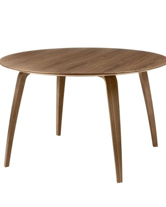 Gubi Matbord Runt - Matbord & Barbord Valnöt