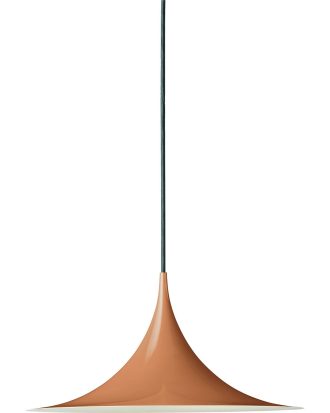 Gubi Semi Pendel Ø 30 Cm Glossy - Pendellampor Aluminium Roasted Pumpkin