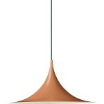 Gubi Semi Pendel Ø 47 Cm Glossy - Pendellampor Aluminium Roasted Pumpkin