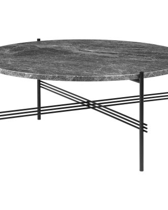 Gubi Ts Soffbord 80 Cm Svart / - Soffbord Emperadormarmor Grå