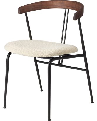 Gubi Violin Matstol Oljad Valnöt / - Stolar Stål Karakorum 001