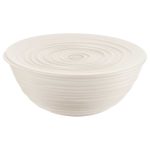 Guzzini Tierra Skål Med Lock 3,1 L - Bunkar & skålar Återvunnen Pet Vit