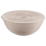 Guzzini Tierra Skål Med Lock 3,1 L - Bunkar & skålar Återvunnen Pet Taupe