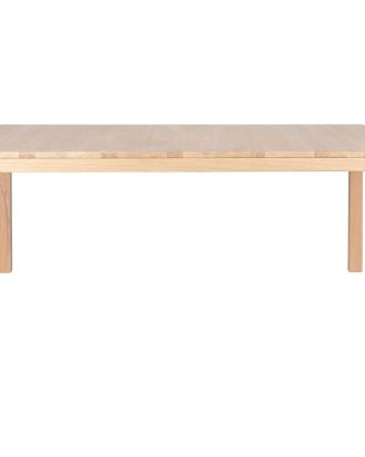 Haslev Klassik 6b Soffbord Med Låda 85x130 Cm - Soffbord Massiv Ek Vitoljad Ek