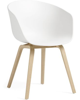 Hay Aac 22 Stol Vattenbaserad Lackad / - Stolar Ek Vit