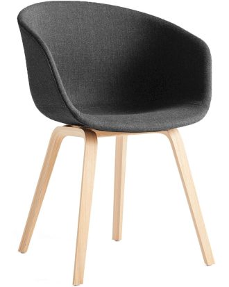 Hay Aac 23 Stol Vattenbaserad Lackad Ek / Remix 163 - Stolar Ekfanér Svart