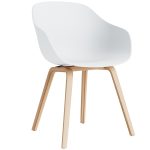 Hay Aac 222 2.0 Karmstol Såpad Ek / - Stolar Återvunnen Polypropen Vit