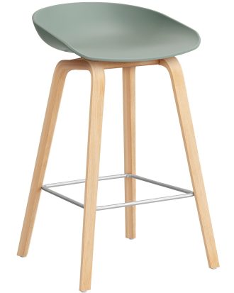 Hay Aas 32 2.0 Barstol 65 Cm Såpad Ek / - Barstolar Återvunnen Polypropen Fall Green