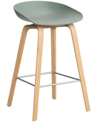 Hay Aas 32 2.0 Barstol 65 Cm Lackad Ek / - Barstolar Återvunnen Polypropen Fall Green