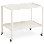 Hay Arcs Serveringsvagn Låg - Rullvagnar & Serveringsvagnar Stål Eggshell