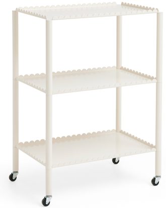 Hay Arcs Serveringsvagn Hög - Rullvagnar & Serveringsvagnar Stål Eggshell