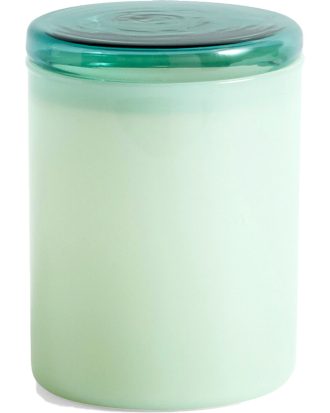 Hay Borosilicate Burk S Ø8x11 Cm Jade Green - Förvaringsburkar & lock Silikon