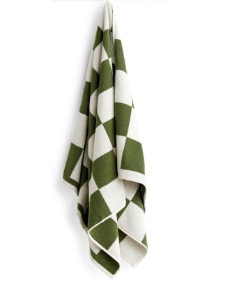 Hay Check Handduk 100x50 Cm - Handdukar & Badlakan Bomull Matcha