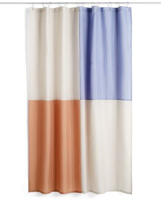 Hay Check Duschdraperi 180x200 Cm - Duschdraperier Polyester Blå