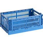 Hay Colour Crate Förvaringslåda S 17x26,5 Cm - Boxar & Askar Återanvänd Plast Electric Blue