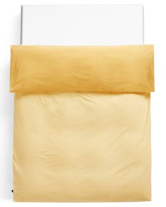 Hay Duo Påslakan 220x220 Cm Golden Yellow - Påslakan Bomull Guldgul