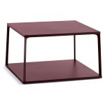 Hay Eiffel Coffee Table Square - Soffbord Aluminium Dark Brick