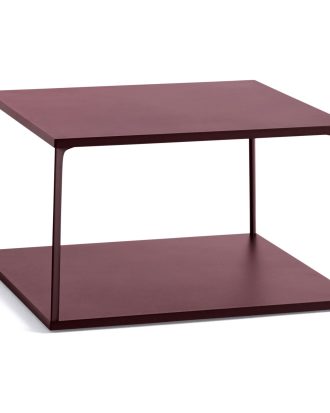 Hay Eiffel Coffee Table Square - Soffbord Aluminium Dark Brick