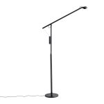 Hay Fifty Fifty Golvlampa - Golvlampor Aluminium Svart