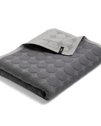 Hay Mega Dot Överkast 195x245 Cm - Överkast Bomull Mörkgrå