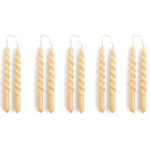 Hay Mini Swirl Ljus 10-pack - Ljus Paraffin Beige