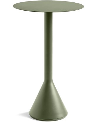 Hay Palissade Cone Bord Ø60 Olive - Balkongmöbler & Cafémöbler Pulverlackat Stål Olivgrön