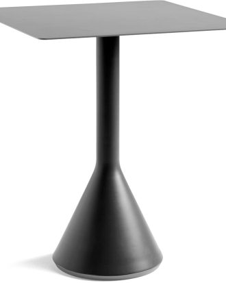 Hay Palissade Cone Bord 65x65 Cm - Balkongmöbler & Cafémöbler Pulverlackat Stål Antracit