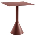 Hay Palissade Cone Bord 65x65 Cm - Balkongmöbler & Cafémöbler Pulverlackat Stål Iron Red