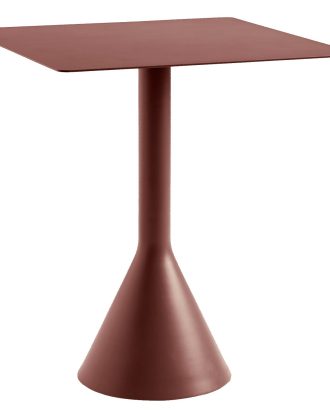 Hay Palissade Cone Bord 65x65 Cm - Balkongmöbler & Cafémöbler Pulverlackat Stål Iron Red