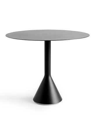 Hay Palissade Cone Bord Ø90 Cm - Balkongmöbler & Cafémöbler Pulverlackat Stål Antracit