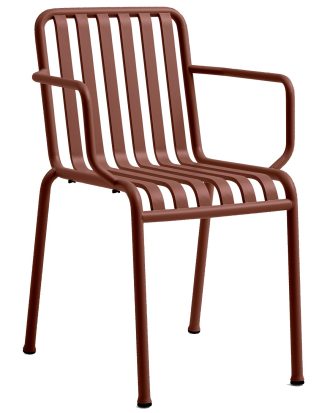 Hay Palissade Karmstol - Balkongmöbler & Cafémöbler Pulverlackat Stål Iron Red