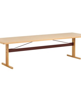 Hay Passerelle Bord 95x300 Cm Lackad / Vinröd - Matbord & Barbord Ek