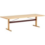Hay Passerelle Bord 95x260 Cm Lackad / Vinröd - Matbord & Barbord Ek