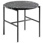 Hay Rebar Sidobord Ø45 Cm - Soffbord Stål Soft Black