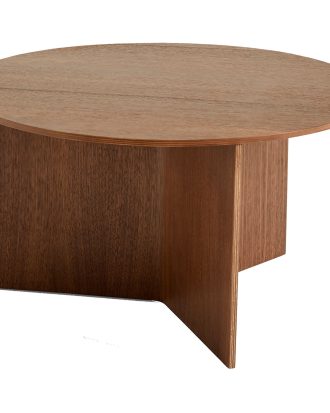 Hay Slit Bord Runt Ø65 Lackad - Soffbord Valnöt