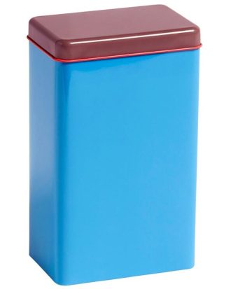 Hay Tin By Sowden Förvaringsburk /burgundy - Förvaringsburkar & lock Bleckplåt Blå