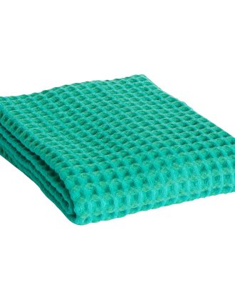 Hay Waffle Handduk 50x100 Cm Smaragdgrön - Handdukar & Badlakan Bomull Emerald Green