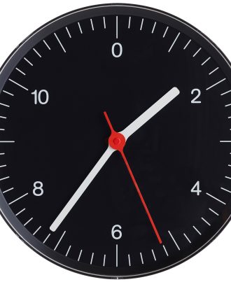 Hay Väggklocka Ø26,5 Cm - Väggklockor Svart