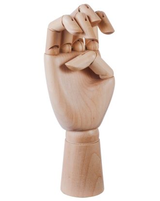 Hay Wooden Hand H22 Cm Large - Träfigurer Trä