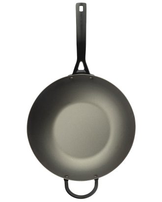 Heirol Blacksteel Pro Wokpanna 33 Cm - Wokpannor Kolstål Svart