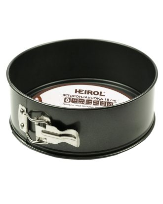 Heirol Mid Top Springform Ø18 Cm - Springformar Non-stick Beläggning Svart
