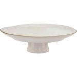 Heirol Edge Tårtfat 32 Cm - Kakfat, Tårtfat & Kupor Keramik Ivory Gold