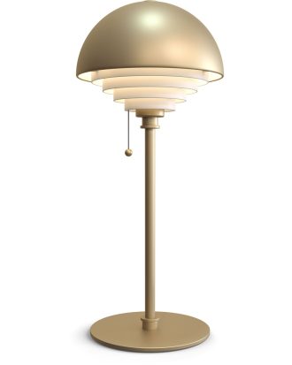 Herstal Motown Bordslampa 225 Mm - Bordslampor Glas Mässing