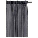 Himla Dalsland Gardin Med Veckband 145x250 Cm - Gardiner Linne Charcoal