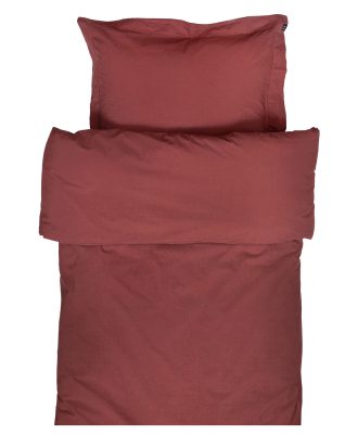 Himla Dreamtime Påslakan 220x220 Cm - Påslakan Ekologisk Bomull Ruby