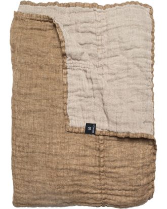 Himla Hannelin Överkast 160x260 Cm - Överkast Linne Harvest