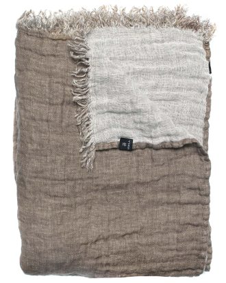 Himla Hannelin Pläd 130x170 Cm - Plädar & Filtar Linne Driftwood
