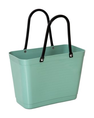 Hinza väska Green Plastic Liten - Picknickkorgar Återanvänd Plast Olivgrön